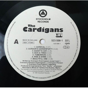 The Cardigans- Life 1995 Europe Version 1st Pressing  Vinyl LP ***READY TO SHIP from Hong Kong***